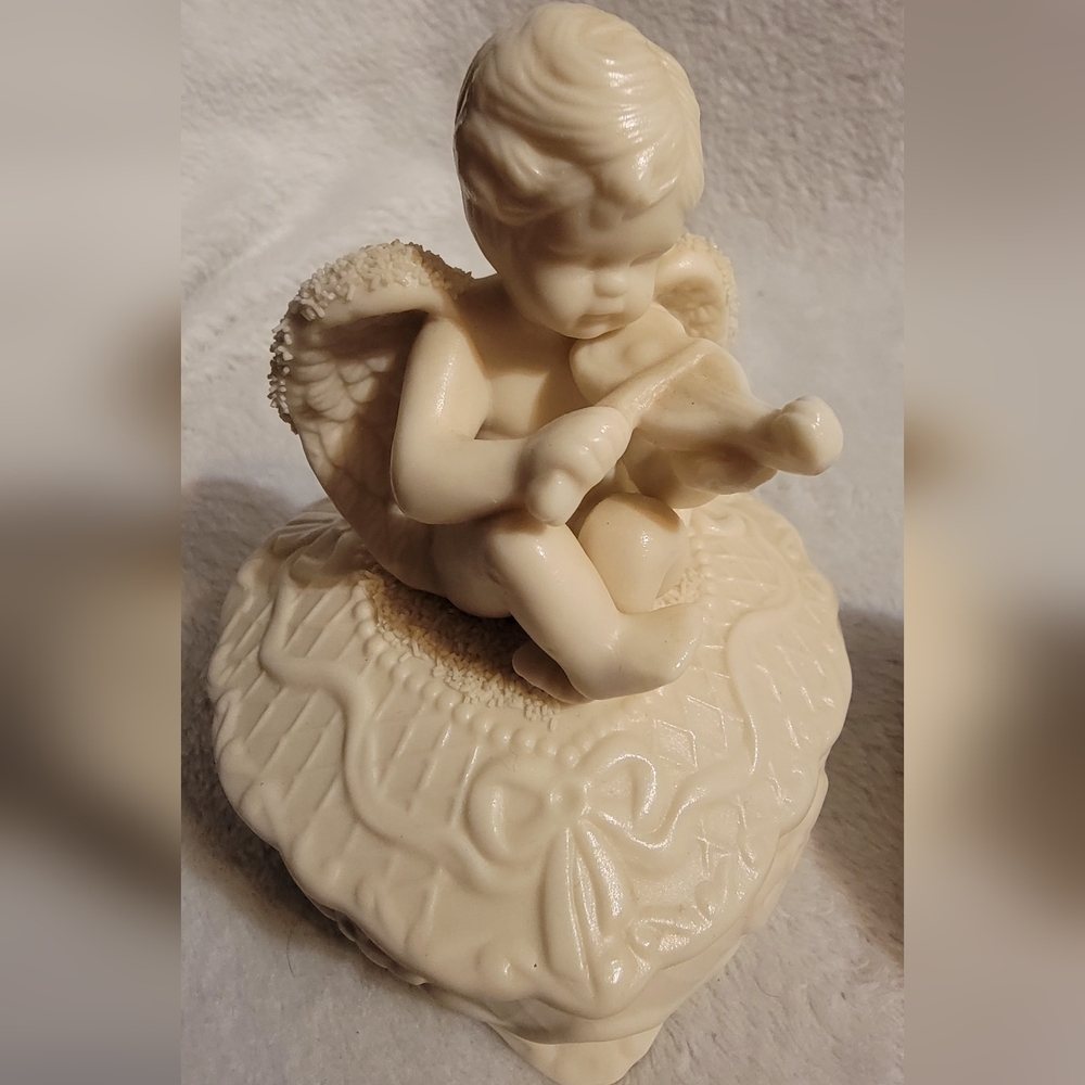 Vintage Angel Trinket Box